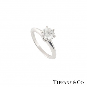 Tiffany & Co. Tiffany Setting Band Ring 1.09ct G/VVS1 XXX